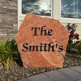 Engraved Name Stone – Personalized Outdoor Decor