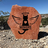 Cat Angel Memorial Stone – Personalized Pet Memorial