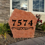 Classic Address Sign – Engraved Yard Stone