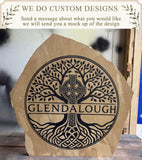 Fully Custom Engraved Stone – Large 20" × 20"