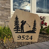 Golf Address Stone - Custom Address Stone