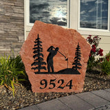 Golf Address Stone - Custom Address Stone