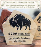 Fully Custom Engraved Stone – Large 20" × 20"