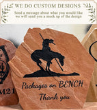 Fully Custom Engraved Stone – Large 20" × 20"