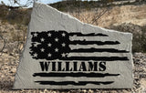 Distressed Flag Stone – Patriotic Outdoor Decor