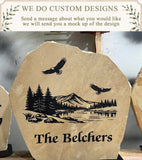 Fully Custom Engraved Stone – Large 20" × 20"
