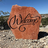 Stunning Welcome Stone – Engraved Yard Stone