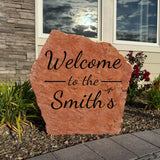 A Welcome That Never Fades – Personalized Engraved Flagstone